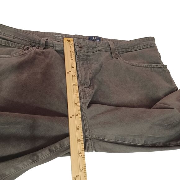 AG Adriano Goldschmied The Graduate Tailored Leg Men's Jeans W38 L32 Grey Color - Picture 10 of 15